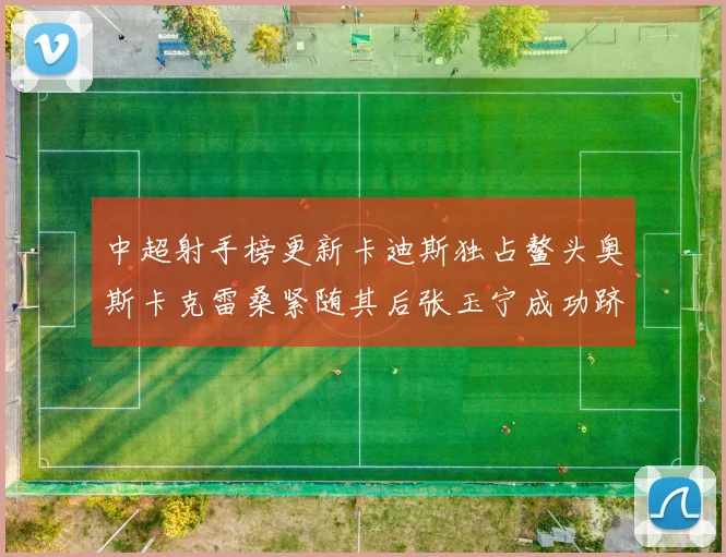 中超射手榜更新卡迪斯独占鳌头奥斯卡克雷桑紧随其后张玉宁成功跻身前十