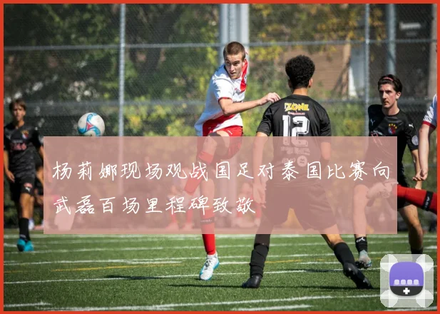杨莉娜现场观战国足对泰国比赛向武磊百场里程碑致敬
